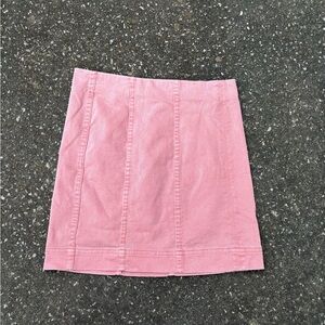 Pink Jean skirt, never worn!